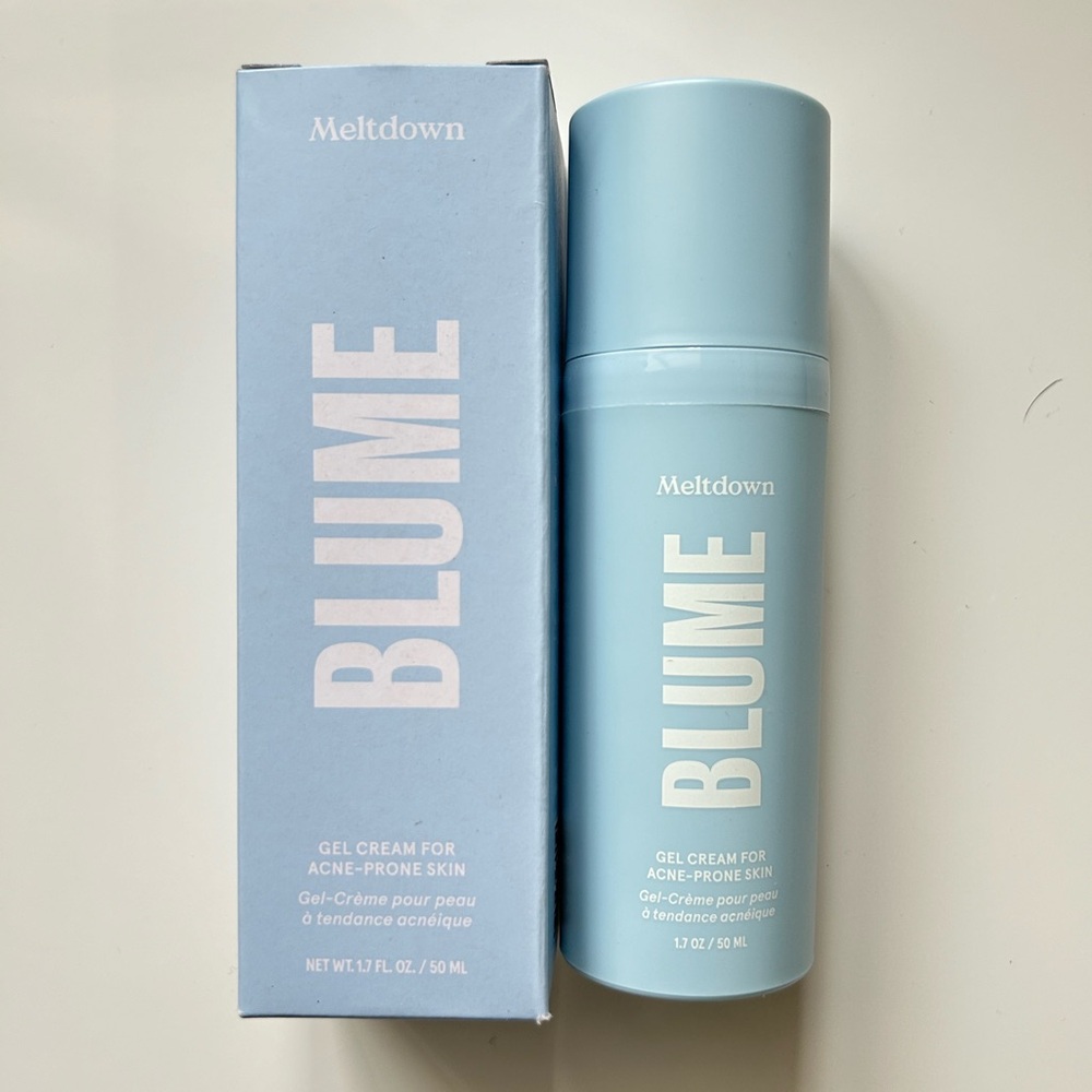 NWT Blume Meltdown Gel Cream For Acne-Prone Skin 1.7oz